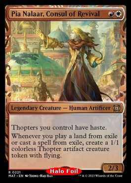 Pia Nalaar, Consul of Revival (V.4) - March of the Machine: The Aftermath: Extras (Rare) [XMAT-221]