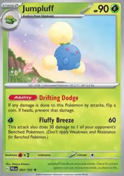 Jumpluff - Paldea Evolved (Rare) [003]