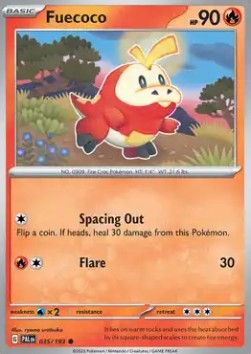 Fuecoco - Paldea Evolved (Common) [035]
