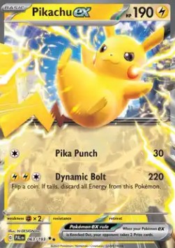 Pikachu ex - Paldea Evolved (Double Rare) [PAL-063]