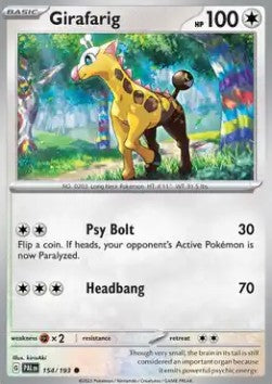 Girafarig - Paldea Evolved (Common) [154]