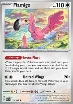Flamigo - Paldea Evolved (Uncommon) [170]