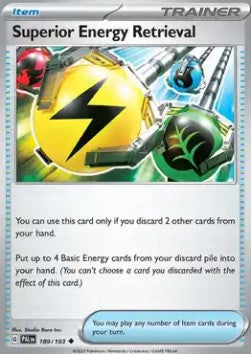 Superior Energy Retrieval - Paldea Evolved (Uncommon) [189]