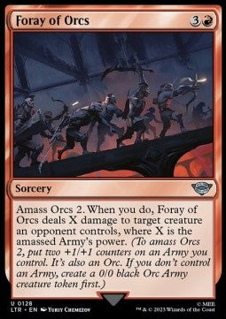 Foray of Orcs - The Lord of the Rings: Tales of Middle-earth (Uncommon) [128]