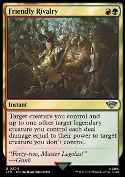 Friendly Rivalry - The Lord of the Rings: Tales of Middle-earth (Uncommon) [204]