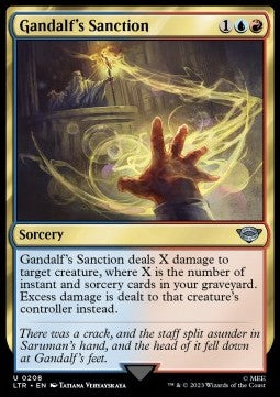 Gandalf's Sanction - The Lord of the Rings: Tales of Middle-earth (Uncommon) [208]