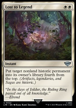 Lost to Legend - The Lord of the Rings: Tales of Middle-earth (Uncommon) [22]