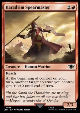 Haradrim Spearmaster - The Lord of the Rings: Tales of Middle-earth (Common) [135]