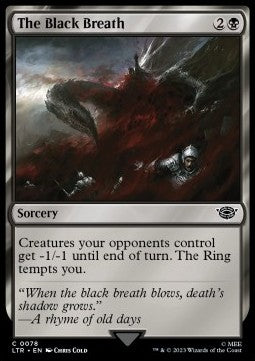 The Black Breath - The Lord of the Rings: Tales of Middle-earth (Common) [78]