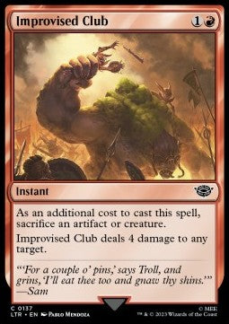 Improvised Club - The Lord of the Rings: Tales of Middle-earth (Common) [137]