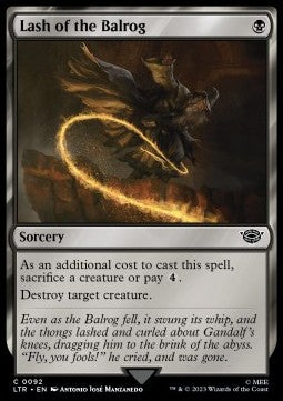 Lash of the Balrog - The Lord of the Rings: Tales of Middle-earth (Common) [92]