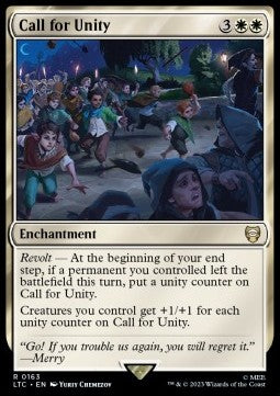 Call for Unity - Commander: The Lord of the Rings: Tales of Middle-earth (Rare) [163]