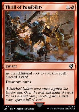 Thrill of Possibility - Commander: The Lord of the Rings: Tales of Middle-earth (Common) [229]