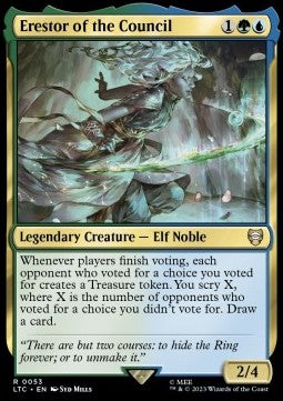 Erestor of the Council - Commander: The Lord of the Rings: Tales of Middle-earth (Rare) [53]