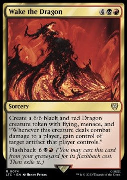 Wake the Dragon - Commander: The Lord of the Rings: Tales of Middle-earth (Rare) [74]