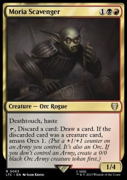 Moria Scavenger - Commander: The Lord of the Rings: Tales of Middle-earth (Rare) [63]