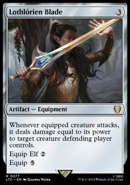 Lothlórien Blade - Commander: The Lord of the Rings: Tales of Middle-earth (Rare) [77]