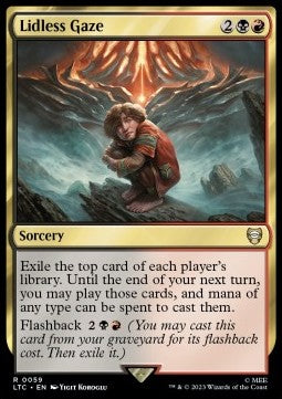 Lidless Gaze - Commander: The Lord of the Rings: Tales of Middle-earth (Rare) [59]