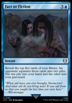 Fact or Fiction - Commander: The Lord of the Rings: Tales of Middle-earth (Uncommon) [190]