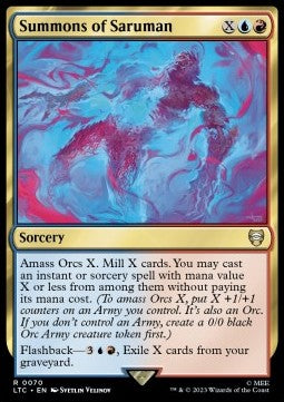 Summons of Saruman - Commander: The Lord of the Rings: Tales of Middle-earth (Rare) [70]