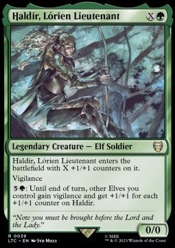 Haldir, Lórien Lieutenant - Commander: The Lord of the Rings: Tales of Middle-earth (Rare) [LTC-39]