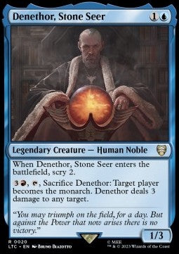 Denethor, Stone Seer - Commander: The Lord of the Rings: Tales of Middle-earth (Rare) [20]