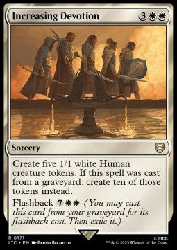 Increasing Devotion - Commander: The Lord of the Rings: Tales of Middle-earth (Rare) [171]