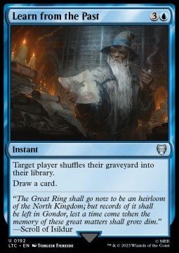 Learn from the Past - Commander: The Lord of the Rings: Tales of Middle-earth (Uncommon) [192]