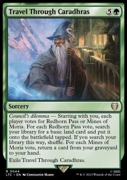 Travel Through Caradhras - Commander: The Lord of the Rings: Tales of Middle-earth (Rare) [44]