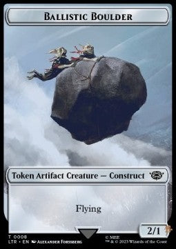 Ballistic Boulder Token (Artifact 2/1) - The Lord of the Rings: Tales of Middle-earth: Extras (Token) [T08]