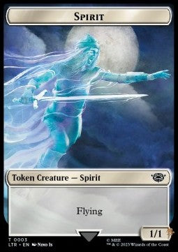 Spirit Token (White 1/1) - The Lord of the Rings: Tales of Middle-earth: Extras (Token) [T03]