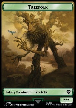Treefolk Token (G */*) // Food Token - Commander: The Lord of the Rings: Tales of Middle-earth: Extras (Token) [T 13/9]