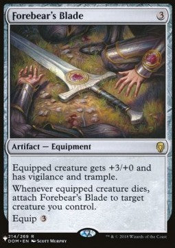 Forebear's Blade - The List (Rare) [214]