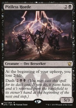 Pitiless Horde - The List (Rare) [112]