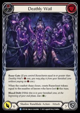 Deathly Wail (Red) (Regular) - Dusk till Dawn (Rare) [146]