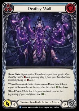 Deathly Wail (Blue) (Regular) - Dusk till Dawn (Rare) [148]