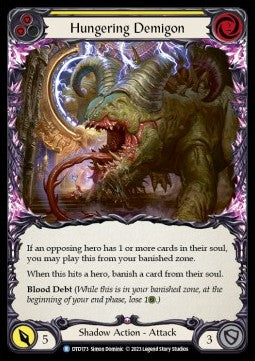Hungering Demigon (Yellow) (Regular) - Dusk till Dawn (Rare) [173]
