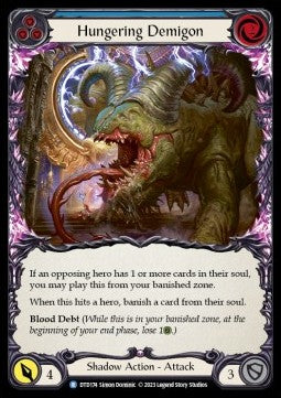 Hungering Demigon (Blue) (Regular) - Dusk till Dawn (Rare) [174]