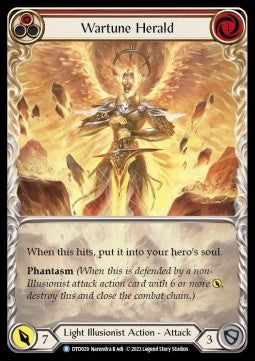 Wartune Herald (Red) (Extended Art Regular) - Dusk till Dawn (Rare) [029]