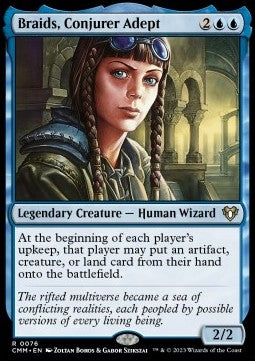 Braids, Conjurer Adept - Commander Masters (Rare) [76]