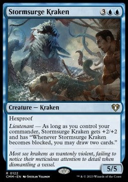 Stormsurge Kraken - Commander Masters (Rare) [122]