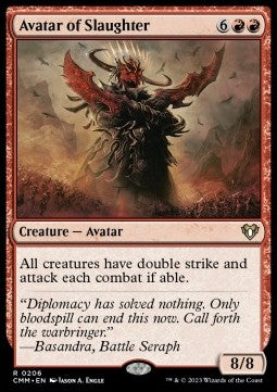 Avatar of Slaughter - Commander Masters (Rare) [206]