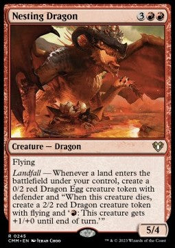 Nesting Dragon - Commander Masters (Rare) [245]