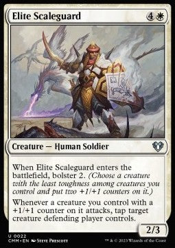 Elite Scaleguard - Commander Masters (Uncommon) [22]