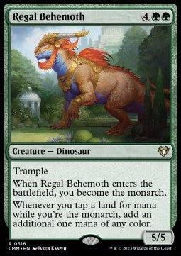 Regal Behemoth - Commander Masters (Rare) [316]
