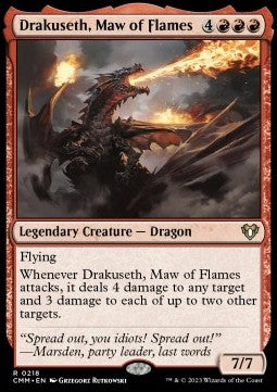 Drakuseth, Maw of Flames - Commander Masters (Rare) [218]