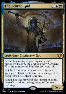The Scarab God - Commander Masters (Mythic) [CMM-353]