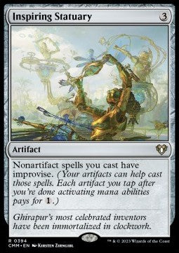 Inspiring Statuary - Commander Masters (Rare) [CMM-394]