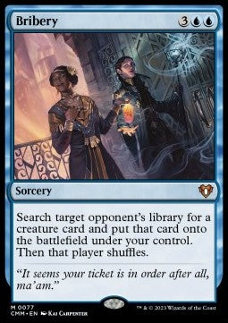 Bribery - Commander Masters (Mythic) [CMM-77]