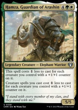 Hamza, Guardian of Arashin - Commander Masters (Uncommon) [339]